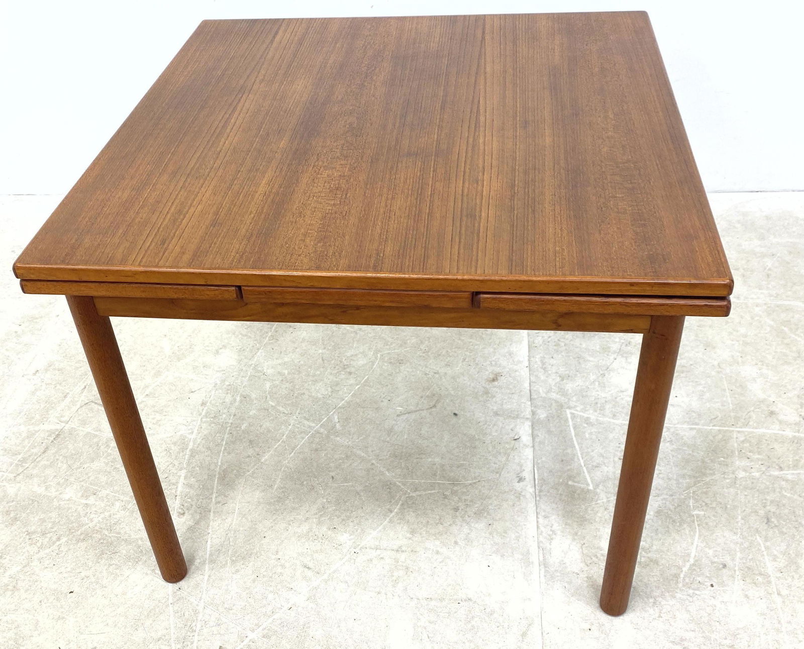Danish Modern Teak Square Refractory Dining Table.  Two (1 of 7)