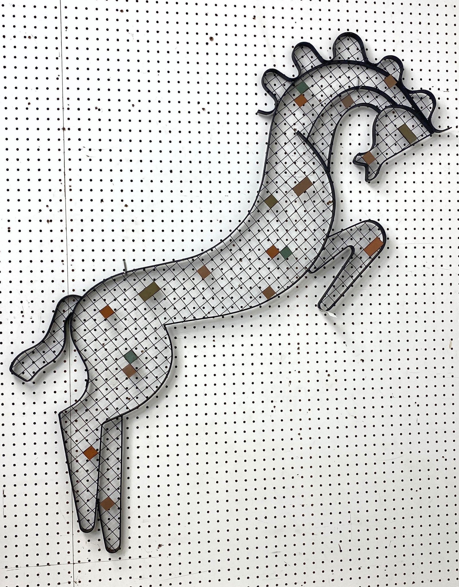 FREDERICK WEINBERG Horse Wall Sculpture.  Grid Design w (1 of 7)