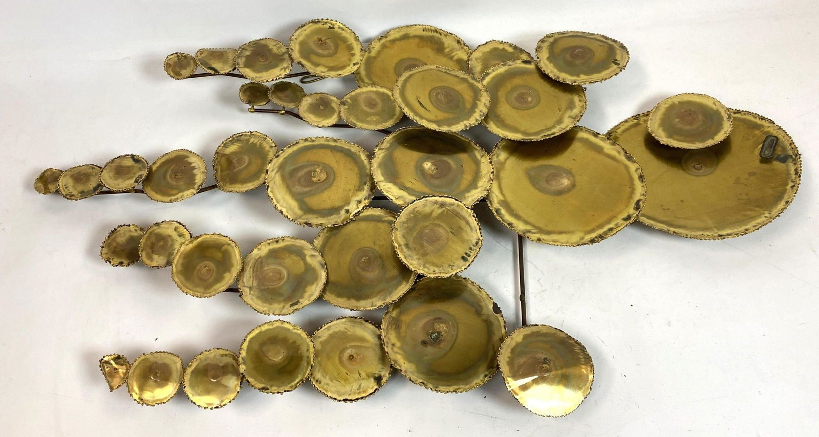 Signed Mixed Metal Wall Sculpture. (1 of 11)