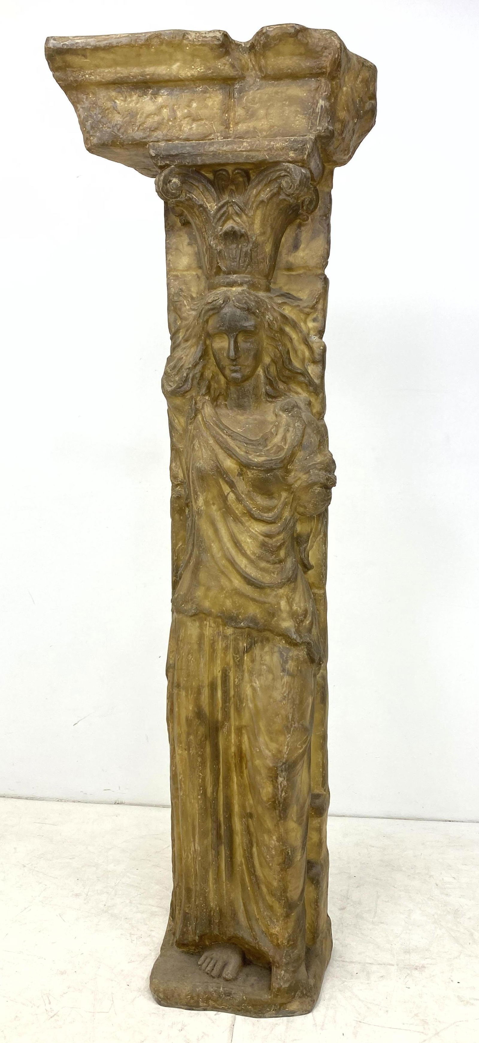 Large Decorative Resin Grecian Style Column. (1 of 10)