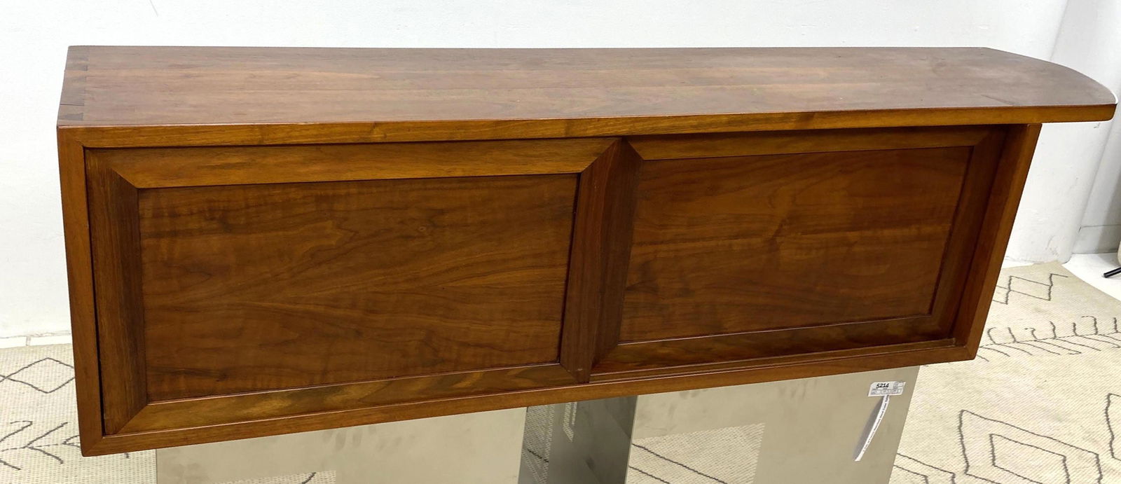 Vintage PHIL POWELL Style Wall Hanging Wood Cabinet (1 of 9)