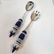 Rosenthal flatware Set. Studio-line "Blue Grill", a g - 12