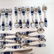 Rosenthal flatware Set. Studio-line "Blue Grill", a g - 8