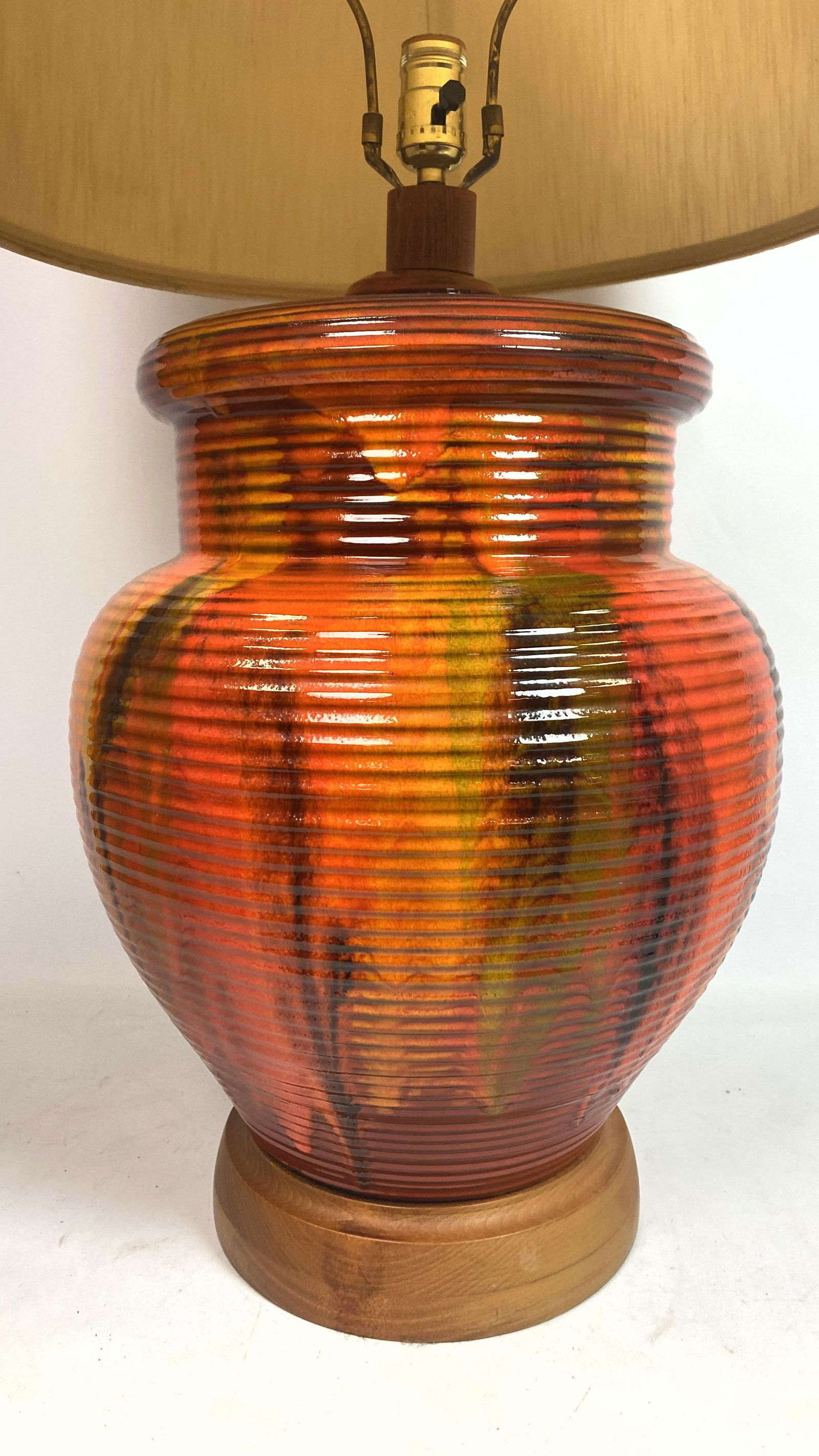 Large Colorful Mid Century Modern Table Lamp. Lava desi (1 of 9)