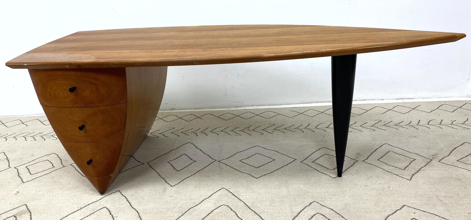 WENDELL CASTLE Style Desk.  Executive Desk with ebonize (1 of 10)