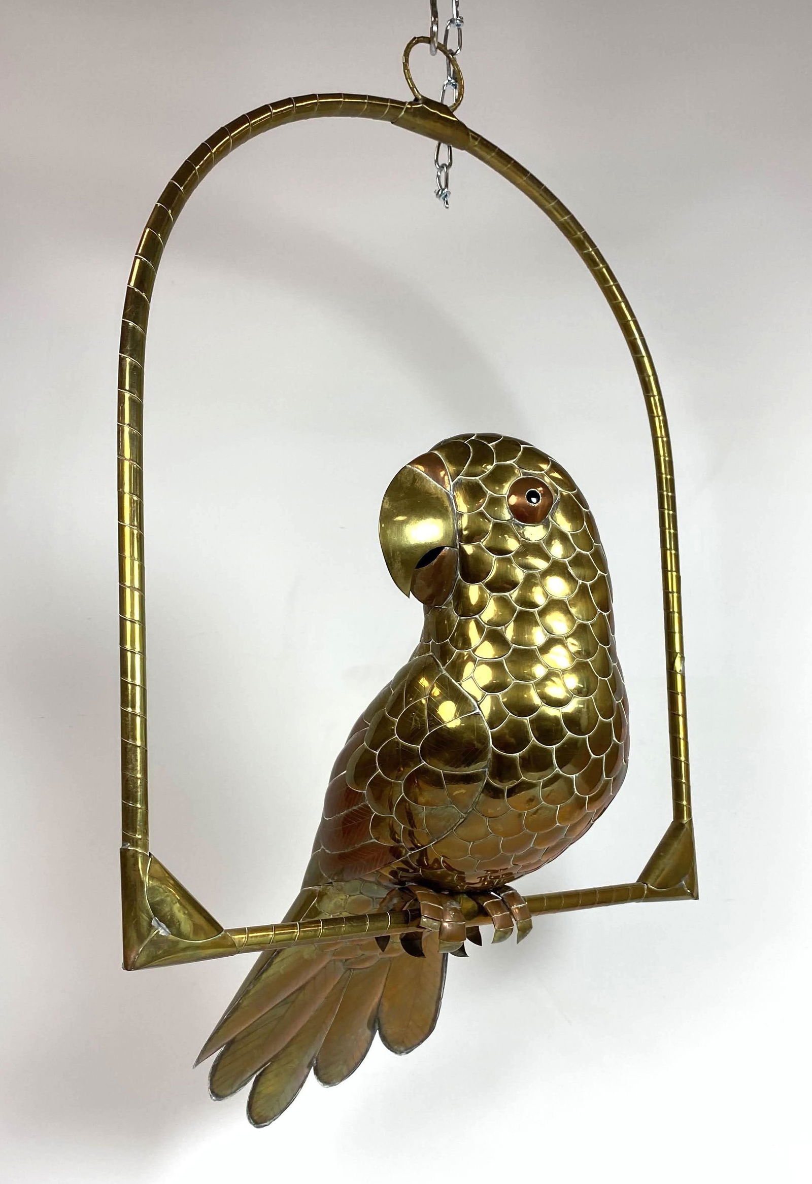 Sergio Bustamante Attributed Brass Parrot Sculpture (1 of 9)