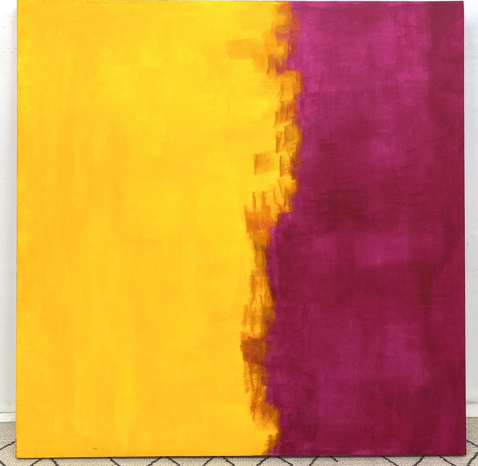 Large Abstract Modern Oil Painting on Canvas. (1 of 7)