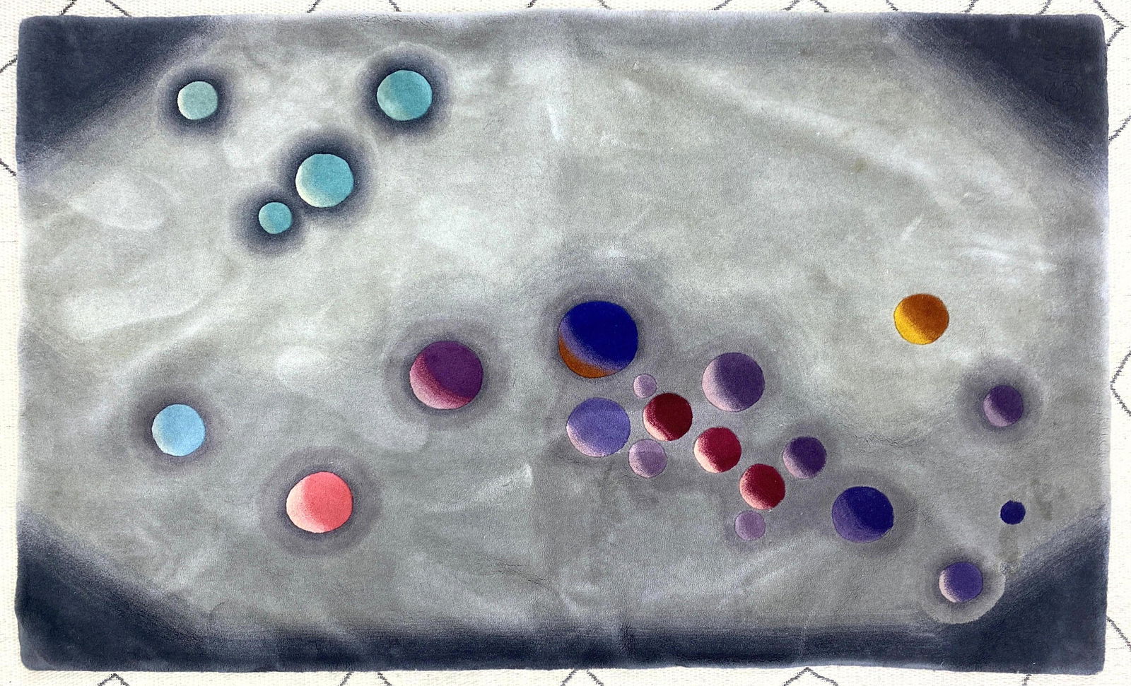 Guggenheim Modern Carpet Rug.  Thick pile with colorful (1 of 9)