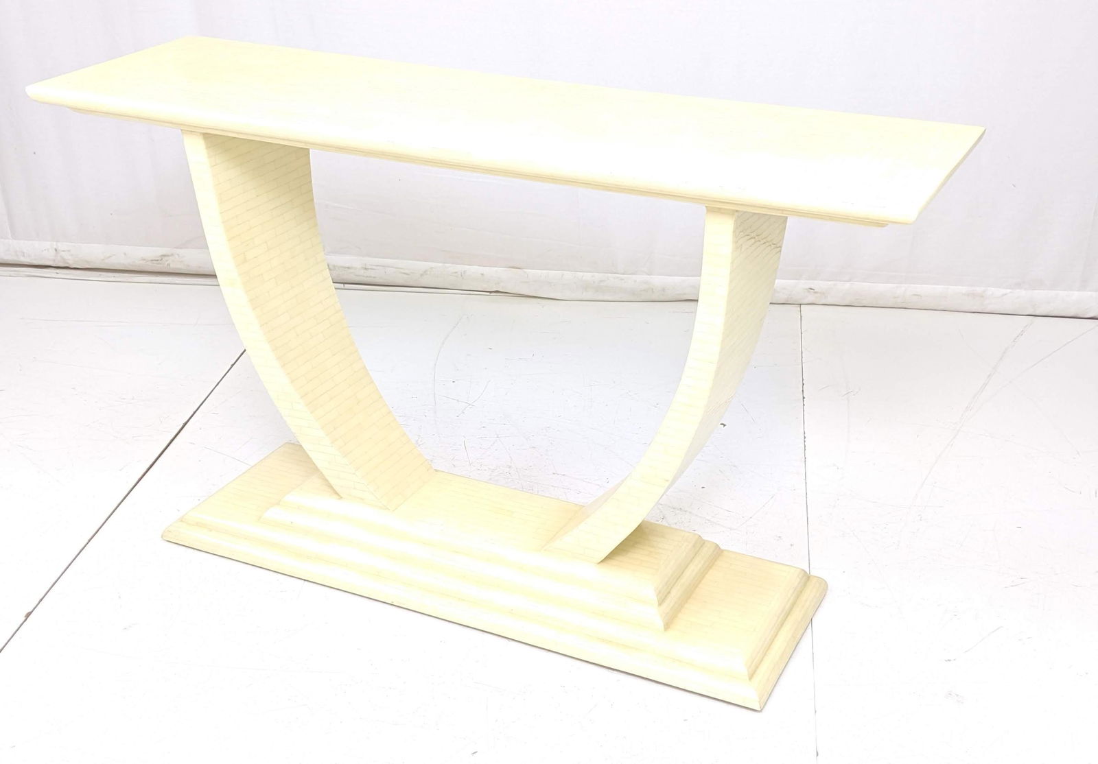 ENRIQUE GARCEL Lacquered Tessellated Hall Table. Steppe (1 of 11)