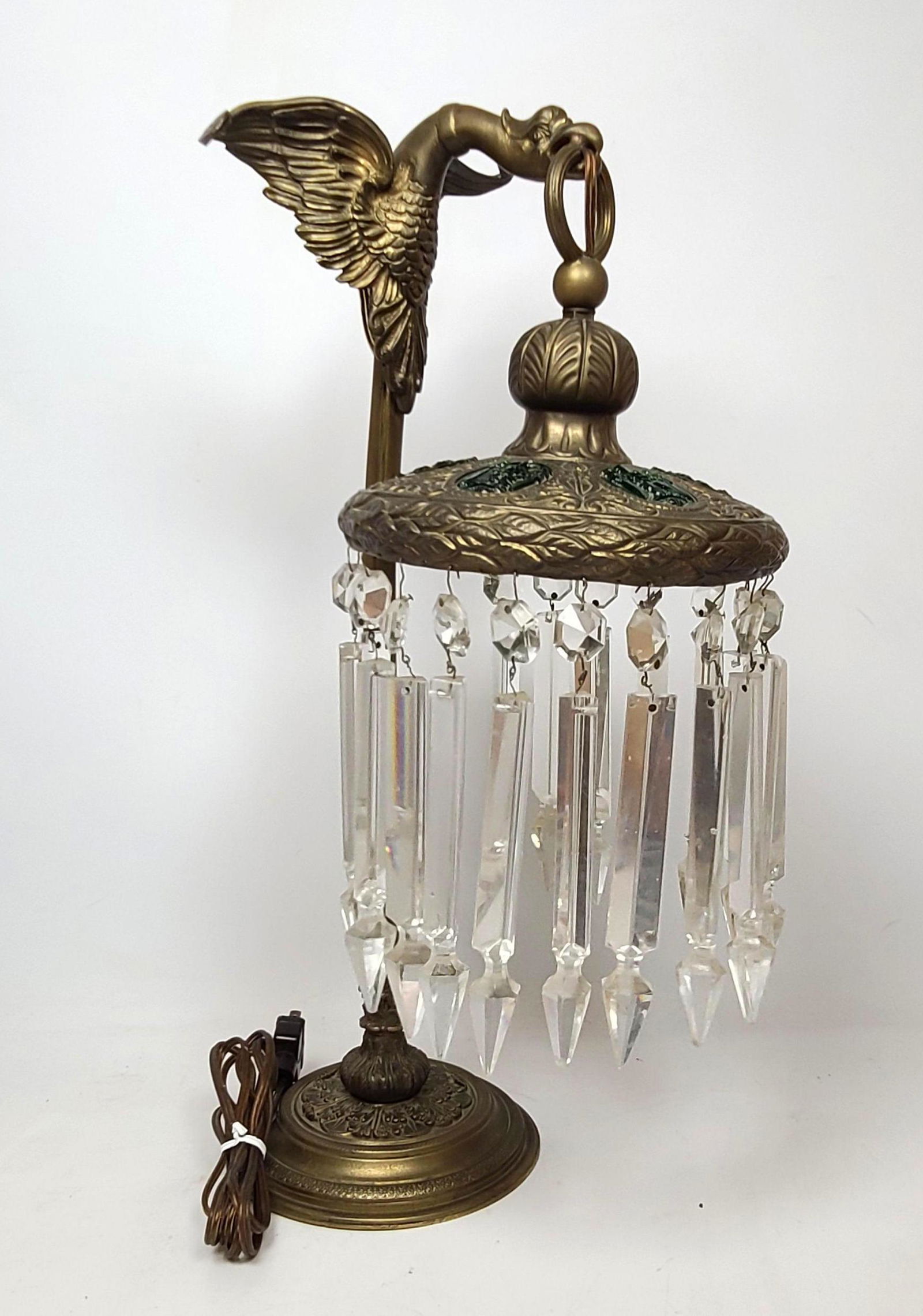 Austrian Bronze Figural Table Lamp with Austrian Bronze Figural Table Lamp with
