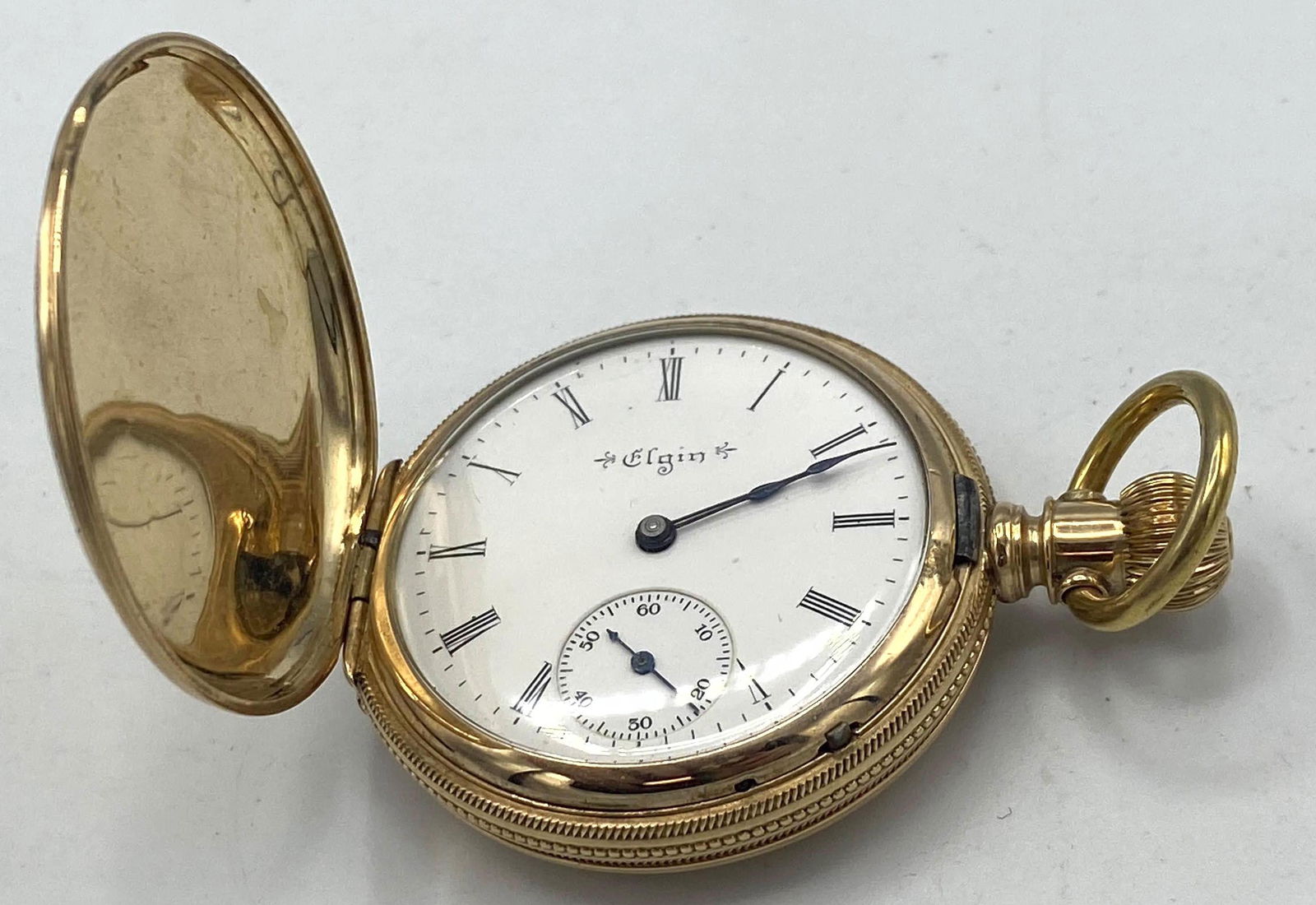 ELGIN 14K Gold Pocket Watch . ttl wgt 36.4 dwt (1 of 7)