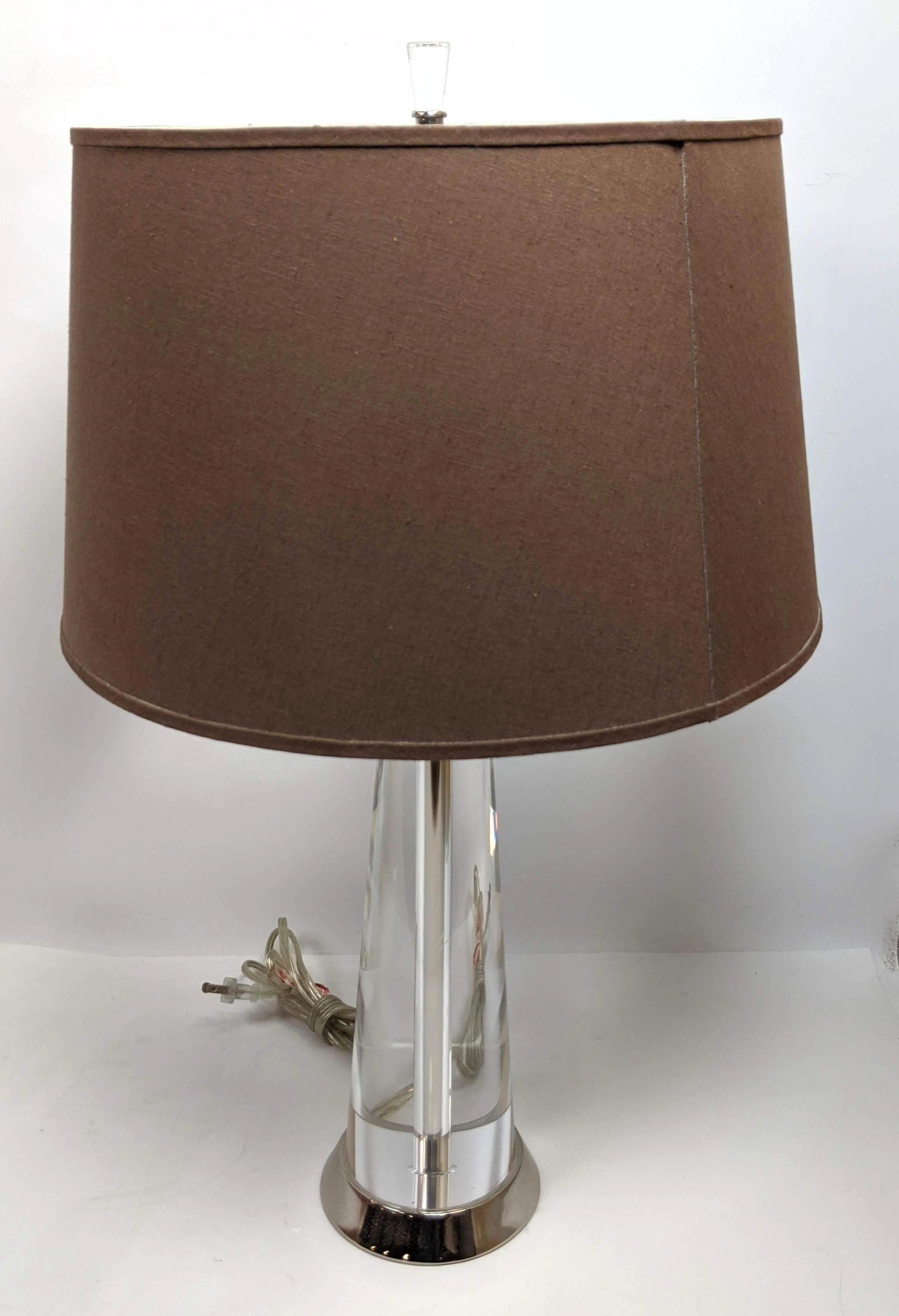 Contemporary Acrylic Table Lamp. Very Good Condition. (1 of 3)