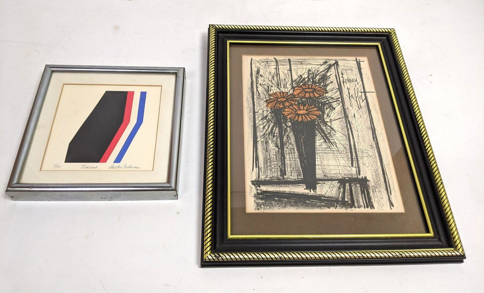 2pcs Modernist Prints. BERNARD BUFFET and Anton: 2pcs Modernist Prints. BERNARD BUFFET and Anton-- Dimensions: H: 12 inches: W: 9 inches ---