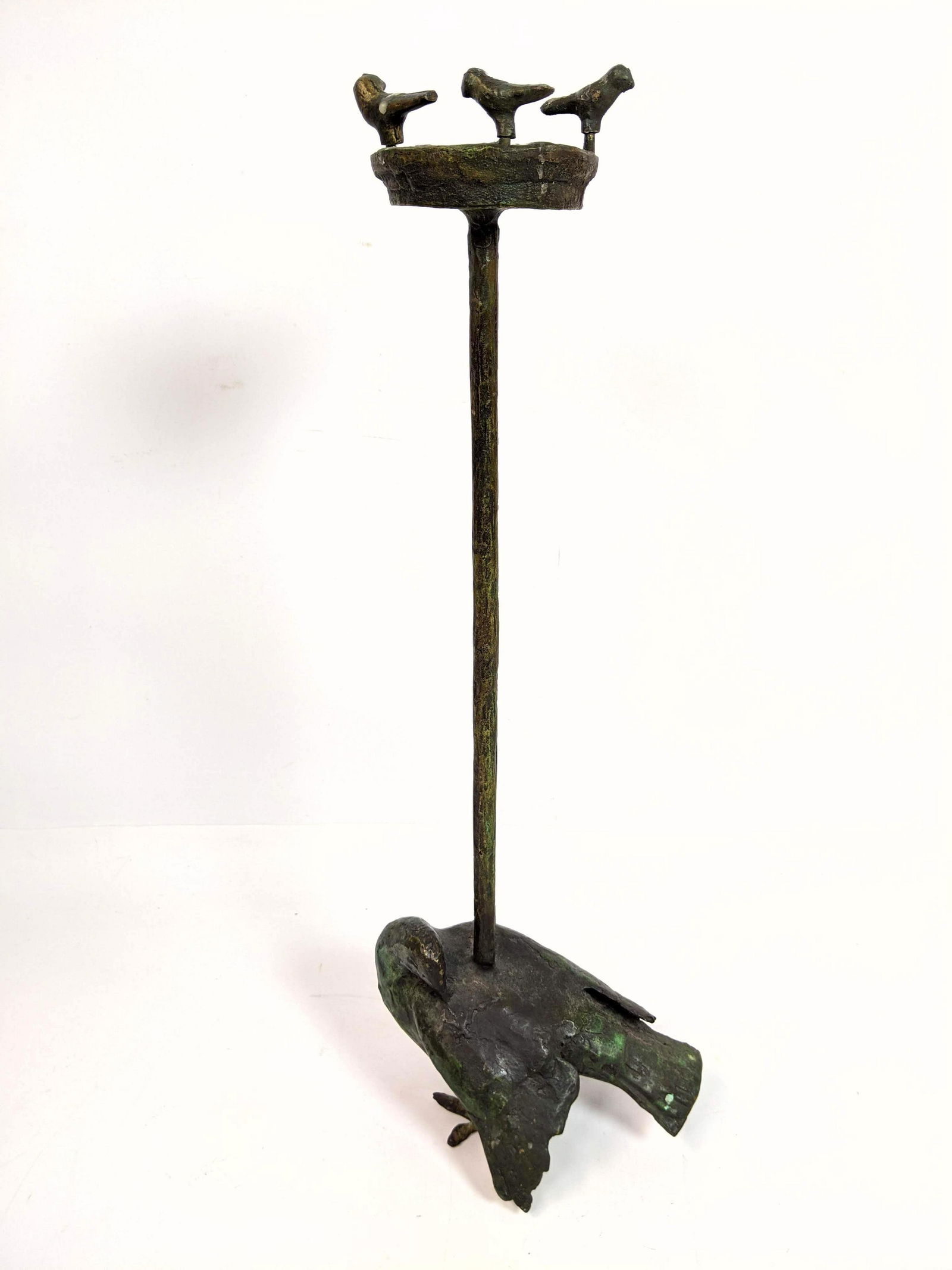 ILANA GOOR Bird Base Candlestick with 3 birds surround (1 of 8)