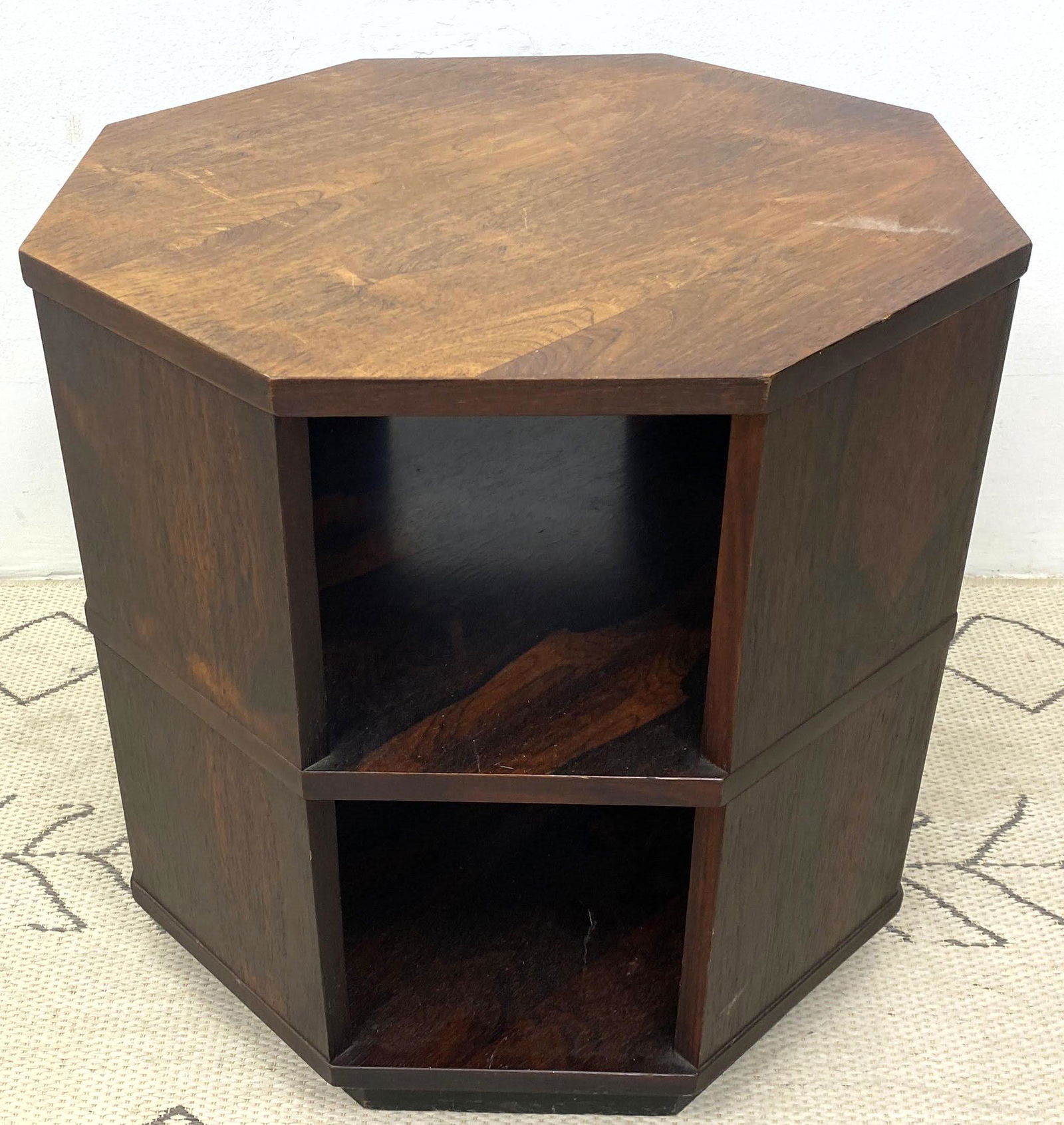 American Modern Octagonal Side Book Table. (1 of 8)