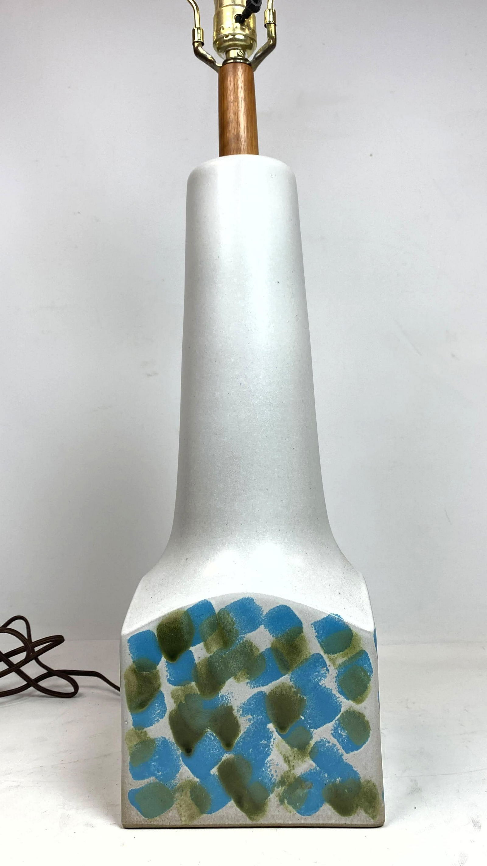 JANE & GORDON MARTZ Ceramic Table Lamp. Decorated Art P (1 of 7)