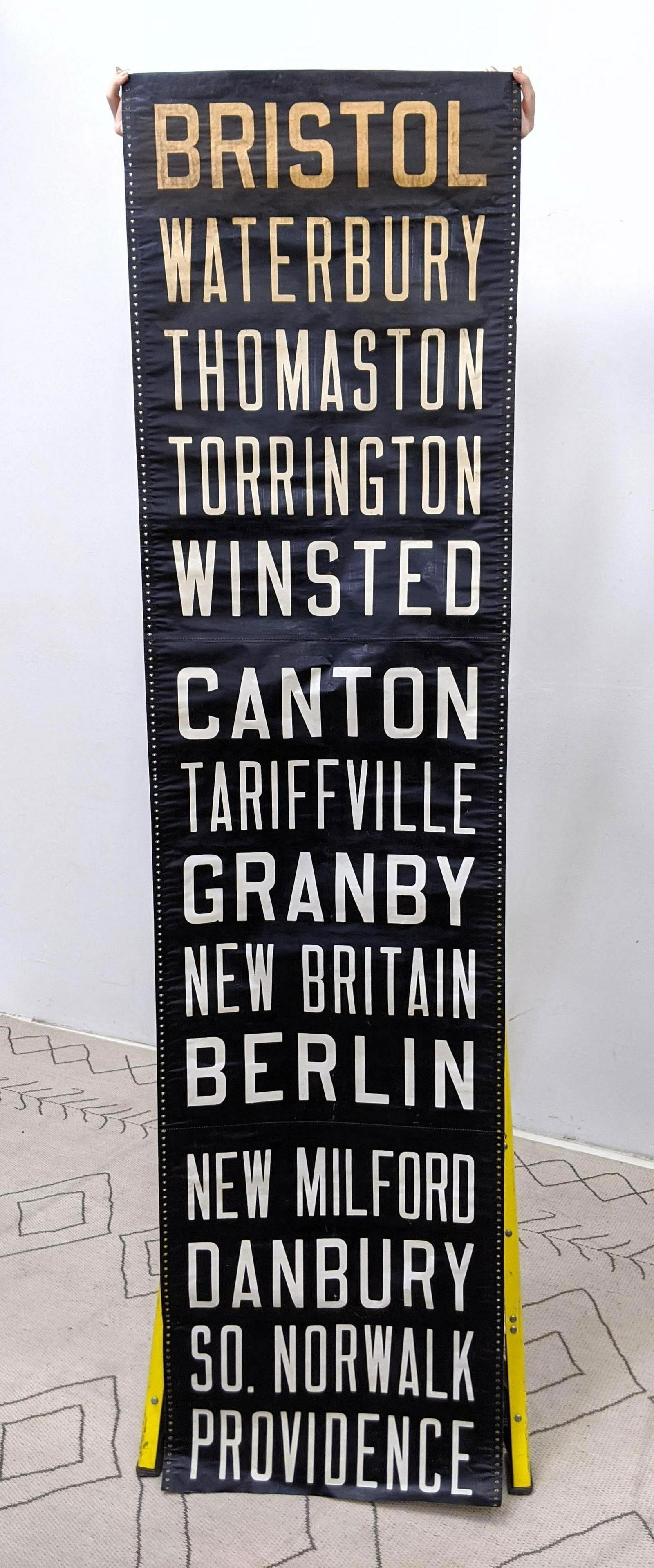 Vintage Train or Buss Scroll for changing sign Destinat (1 of 7)