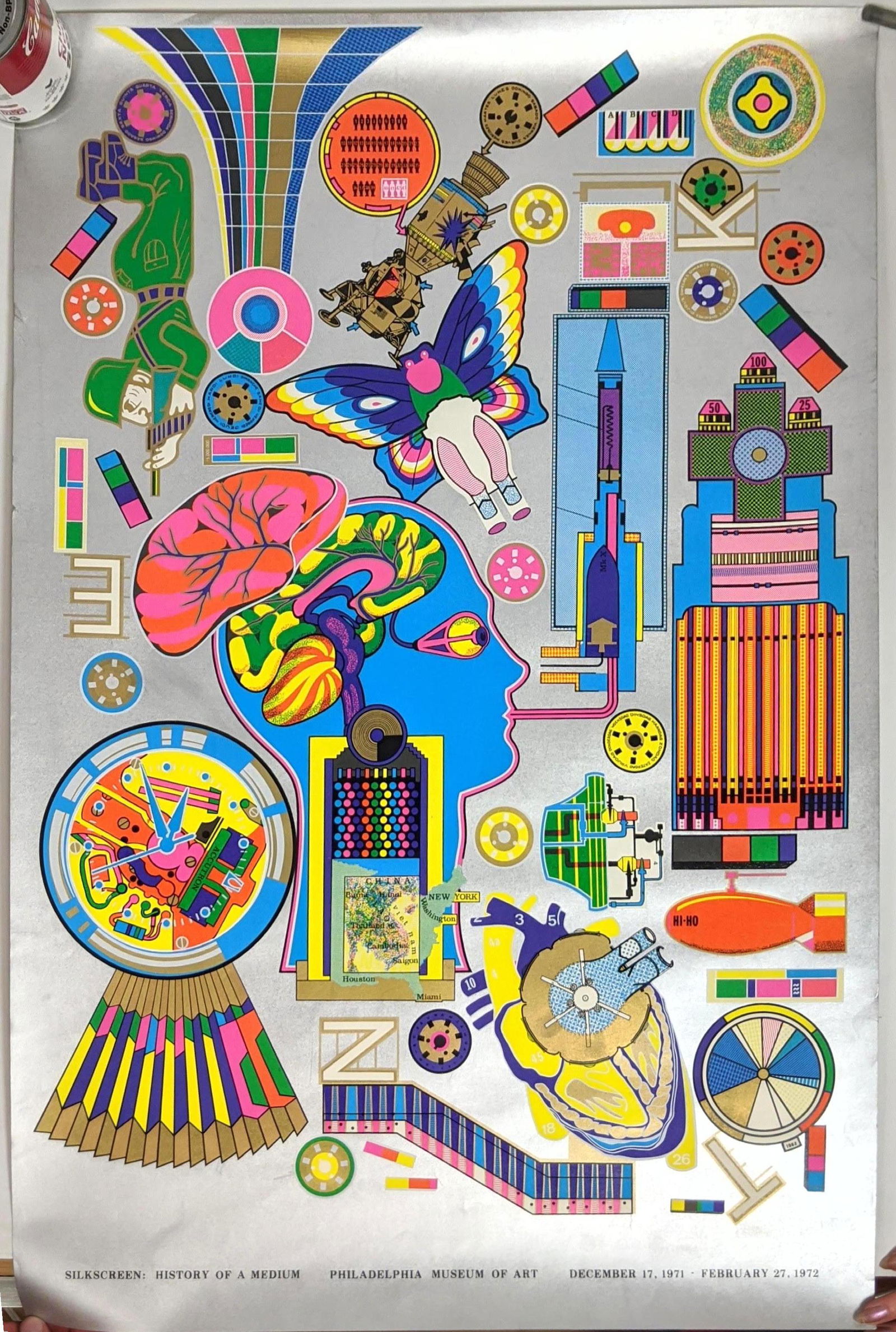 Eduardo Paolozzi Silkscreen Poster. HISTORY OF MEDIUM. (1 of 8)