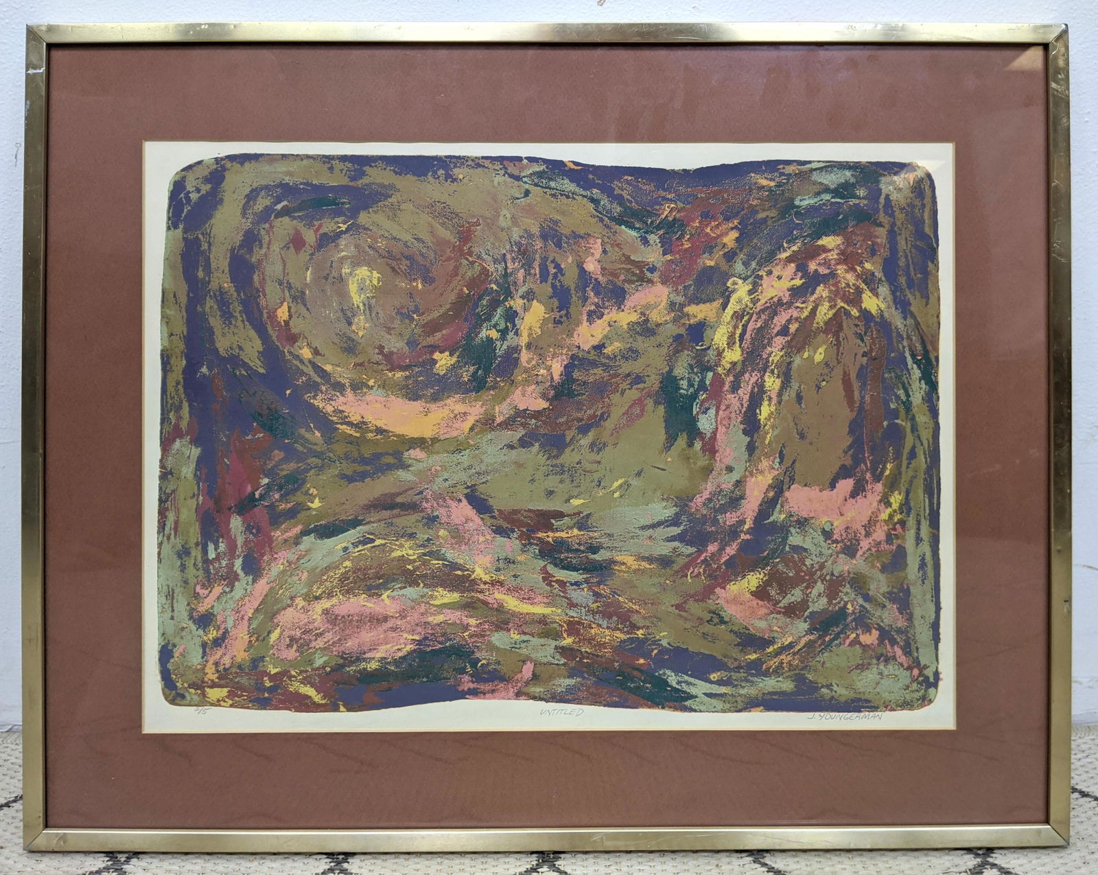 Jack Youngerman Lithograph Print. Signed and Numbered 2 (1 of 9)