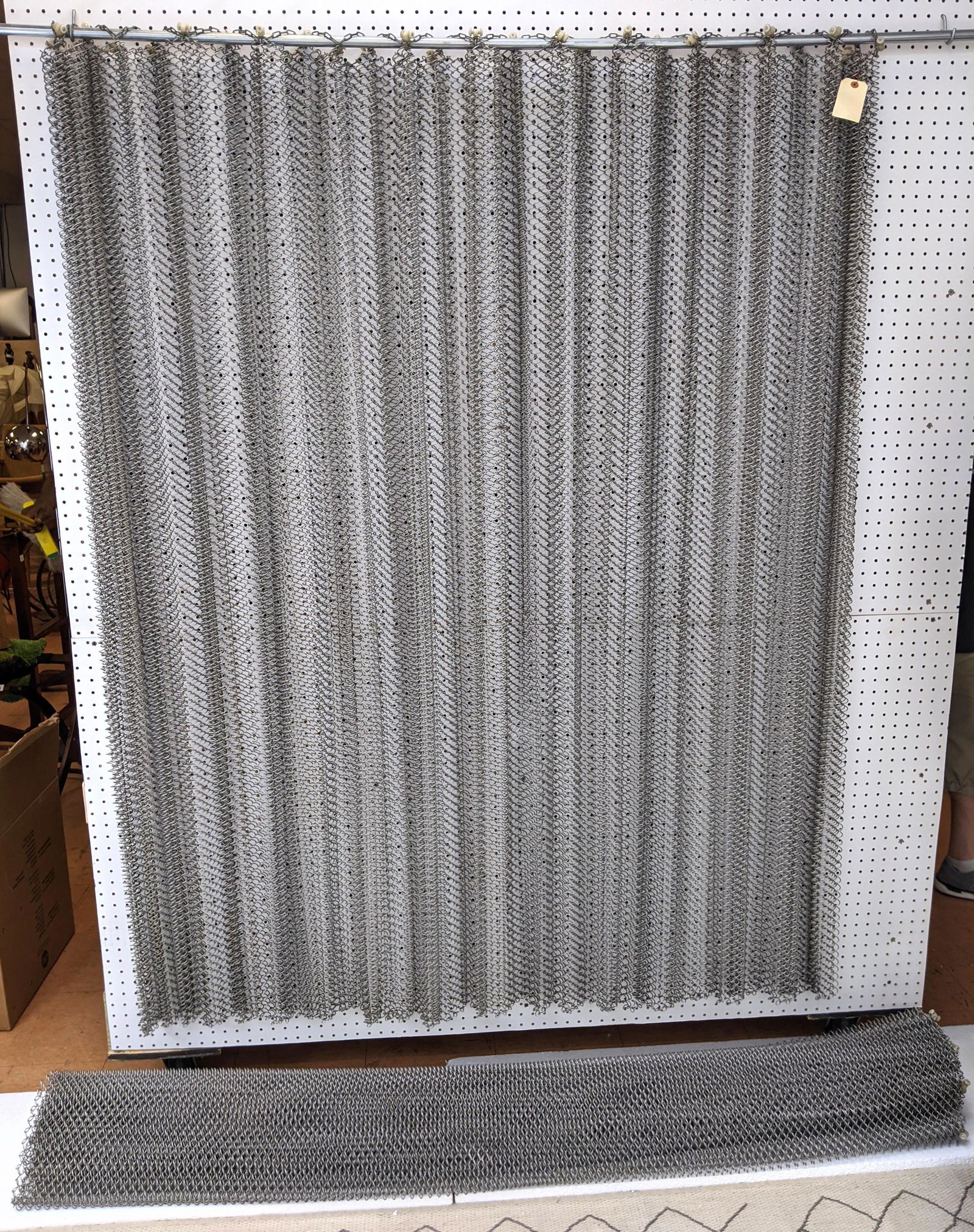 Set of 2 Panels of Steel Mesh Curtains. High End Interi (1 of 5)