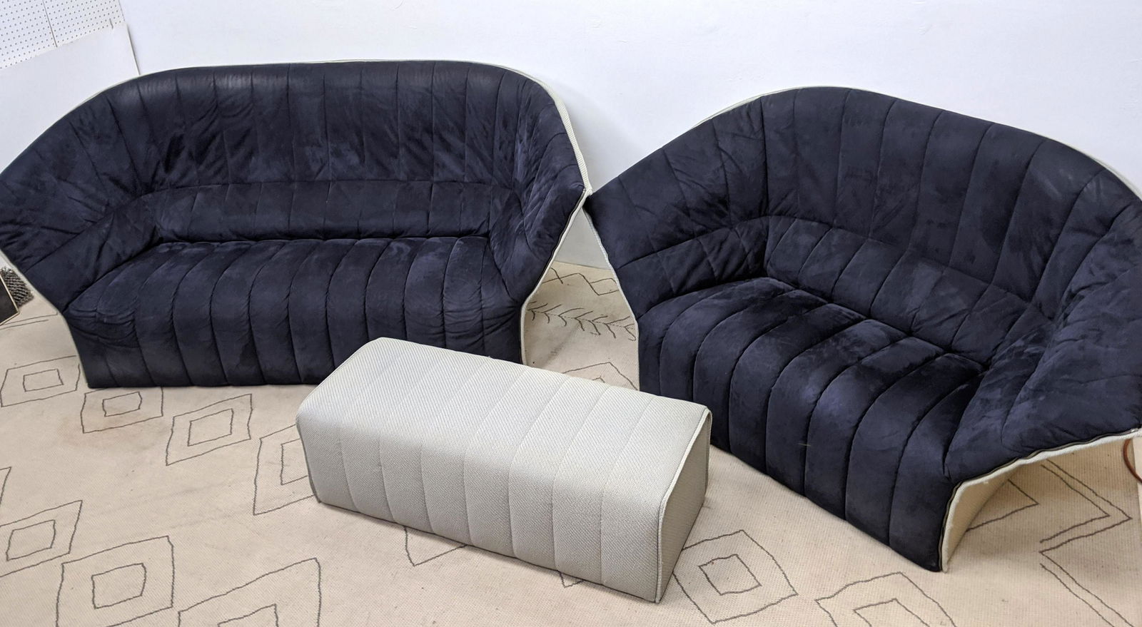 LIGNE ROSET "MOEL" Living Room Set. Sofa, Small Settee, (1 of 11)