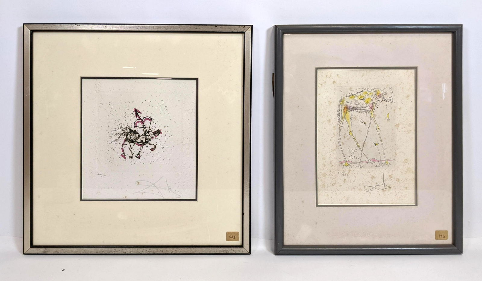 Pr SALVADOR DALI Original Etchings. 1) ÒLÕElephantÓ pri (1 of 9)