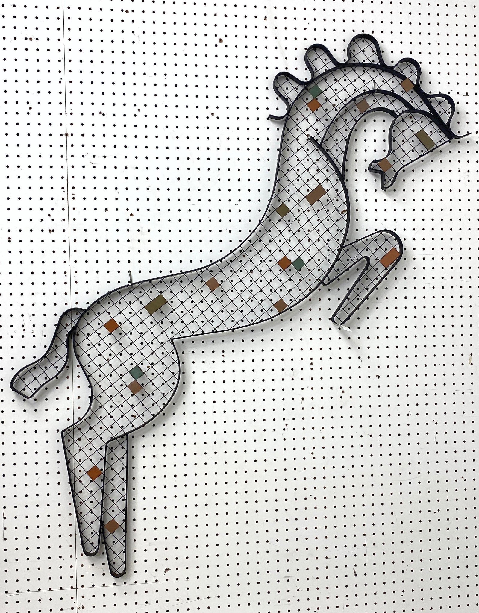 FREDERICK WEINBERG Horse Wall Sculpture.  Grid Design w (1 of 7)