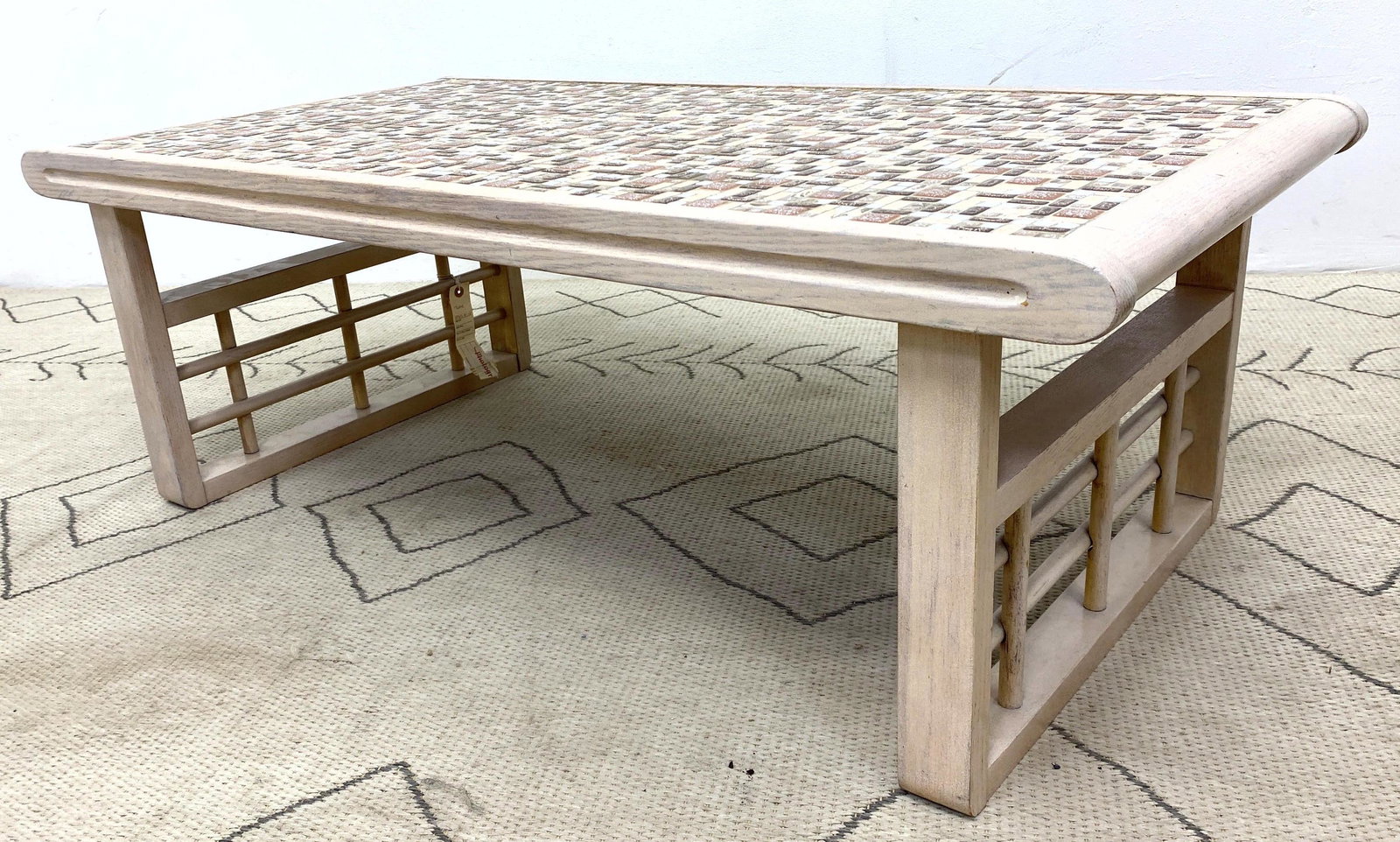 Modernist Tile Coffee Cocktail Table.  Multicolor Mosai (1 of 10)