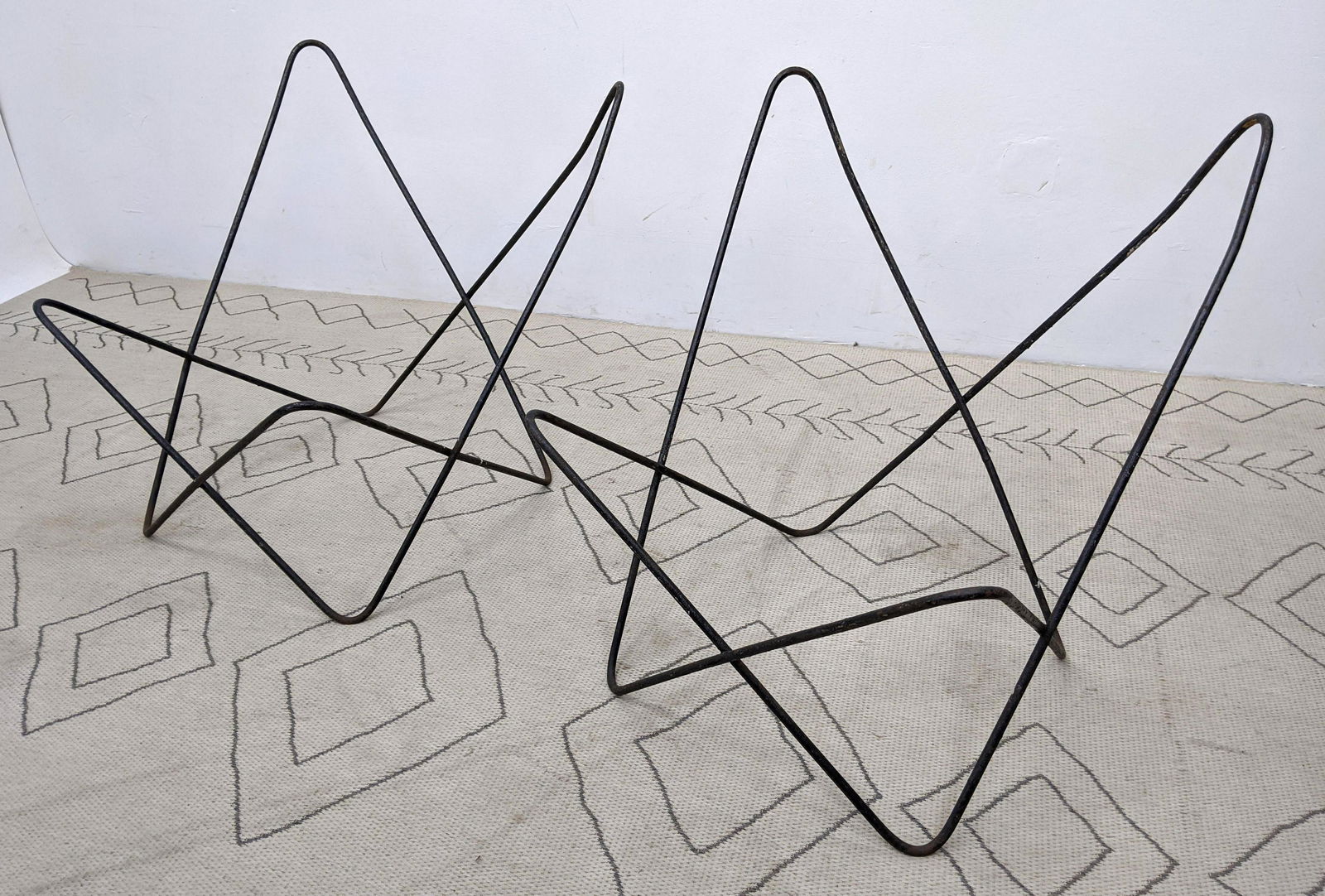 Pair Knoll Hardoy  Attributed Butterfly Chair Frames. I (1 of 4)