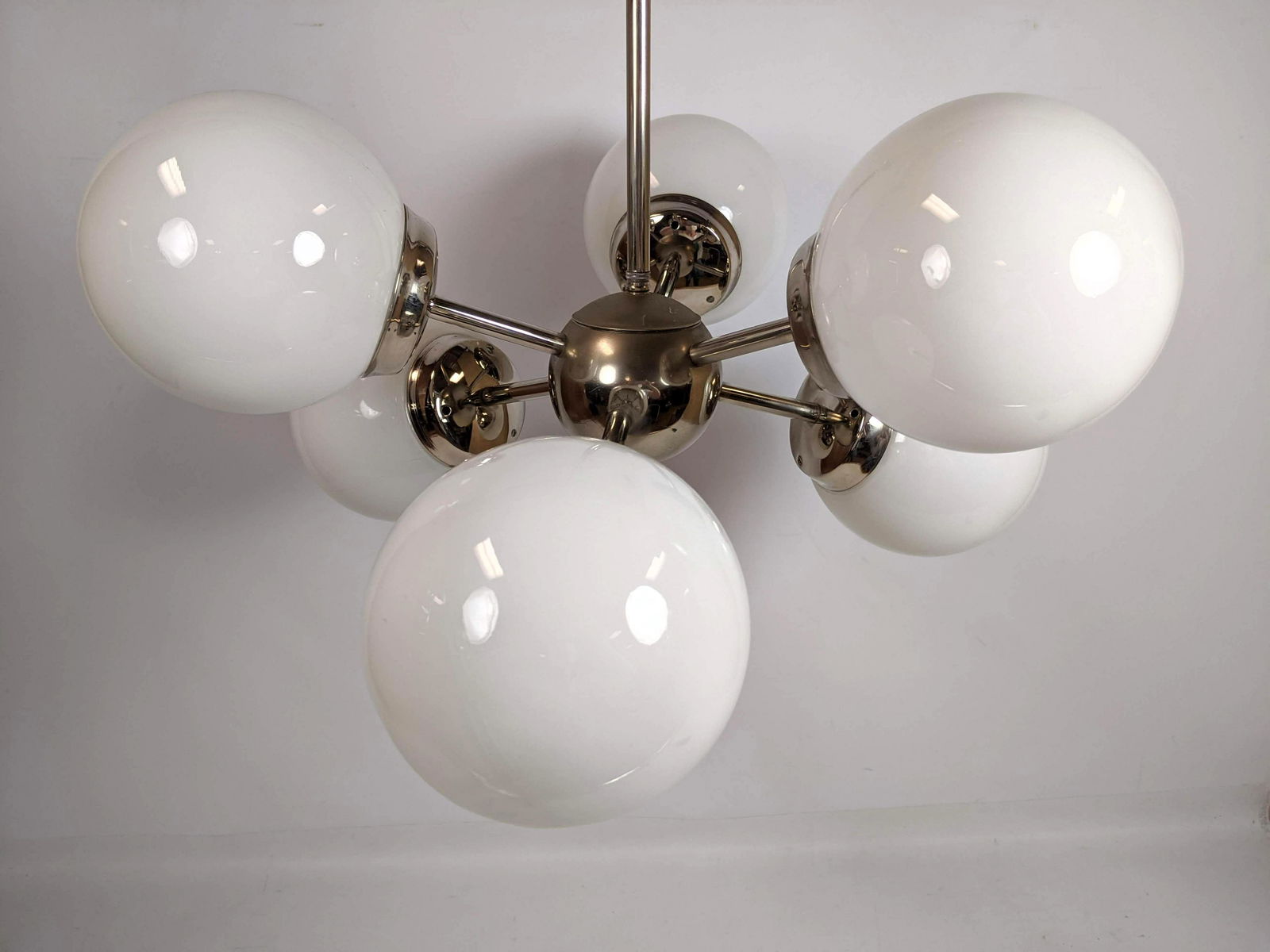 Mid Century Modern Atomic Chandelier Pendant Lamp.  r a (1 of 11)