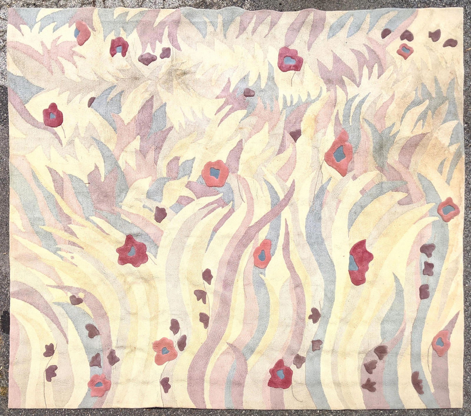11Õ2x10Õ2 EDWARD FIELDS carpet with pastel wavy frond d (1 of 6)