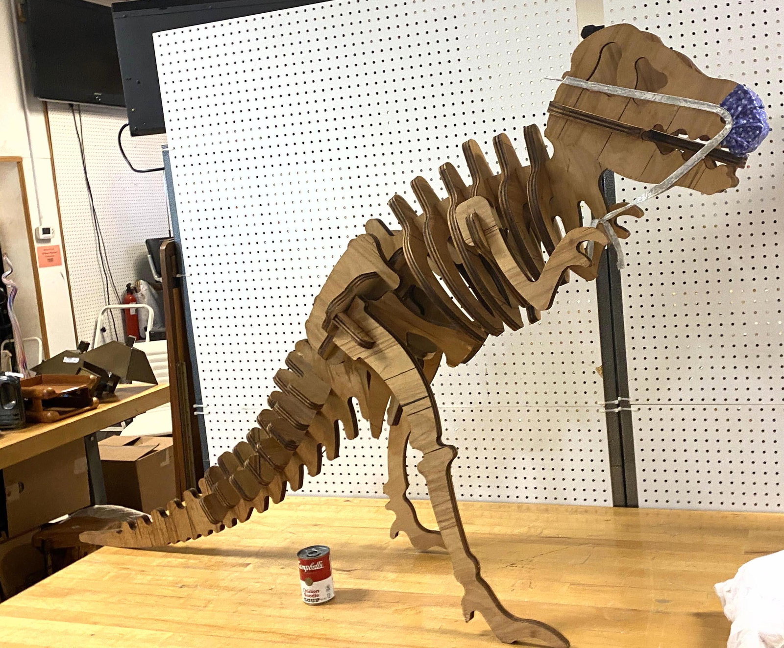 6 foot long Plywood Dinosaur Puzzle Statue (1 of 10)