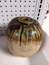 Agate bookends Art pottery bowls and vase. Signed. Drag - 6