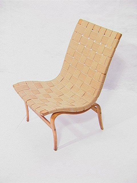 Bruno Mathsson Laminate Bentwood Eva Chair. Swede: Bruno Mathsson Laminate Bentwood Eva Chair. Sweden side chair without arms. Branded. Dimensions: H: 33 inches: W: 19 inches: D: 26 inches Condition (General) Please contact us with specific questions