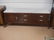 605: White Marble Top ROSEWOOD Server Sideboard Credenz