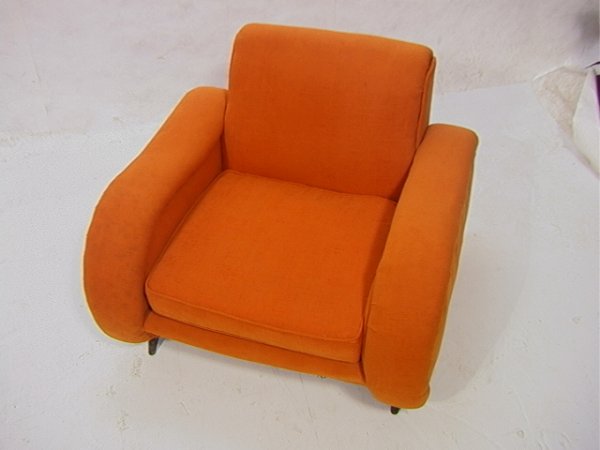 Marco Zanuso Style Lady Chair with Brass Legs - 2