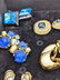 Designer Costume Jewelry Lot. ST. JOHN heart gold link - 7