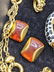 Designer Costume Jewelry Lot. ST. JOHN heart gold link - 9