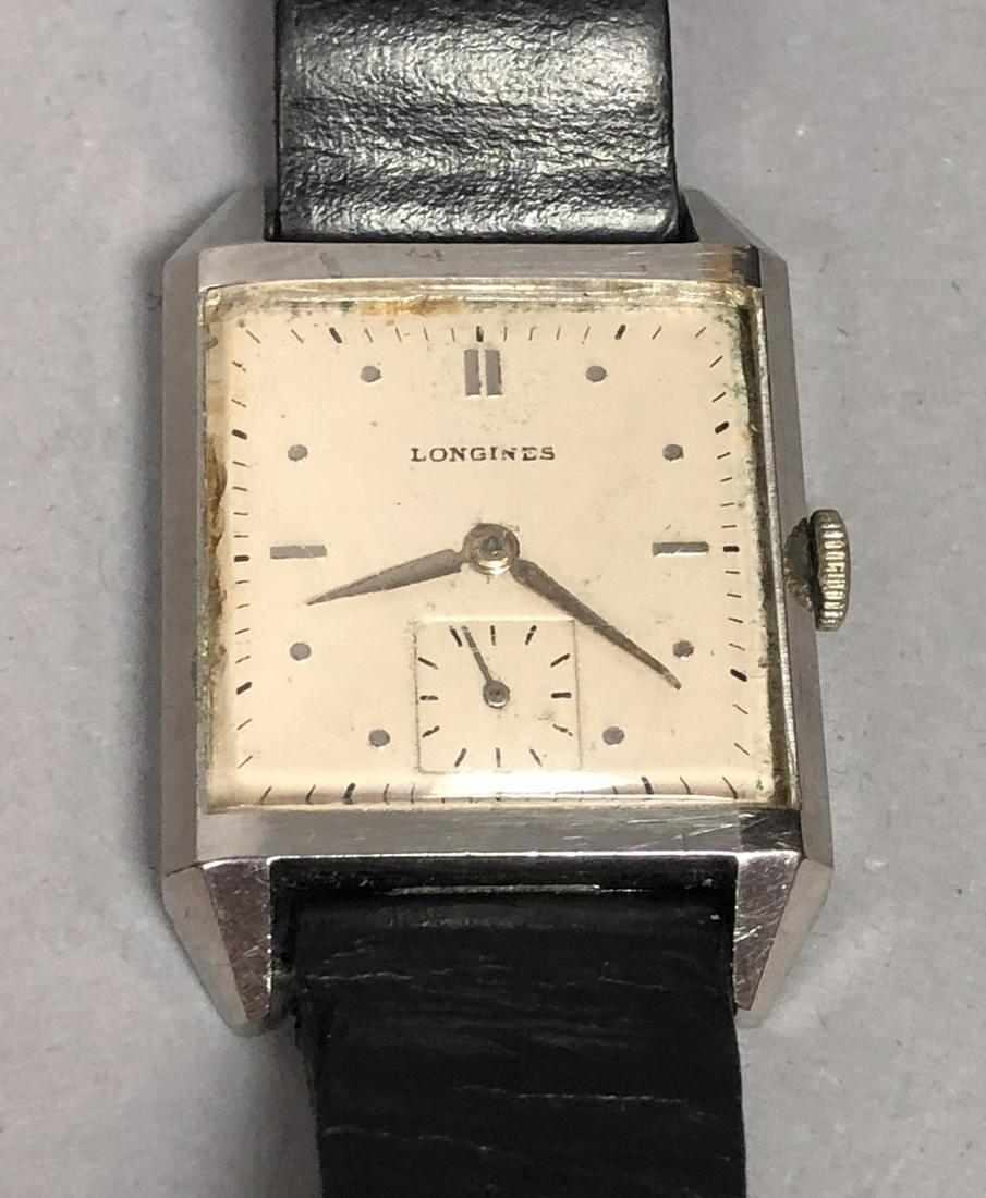 LONGINES Vintage Man's Watch Stainless Case. Small seco (1 of 14)