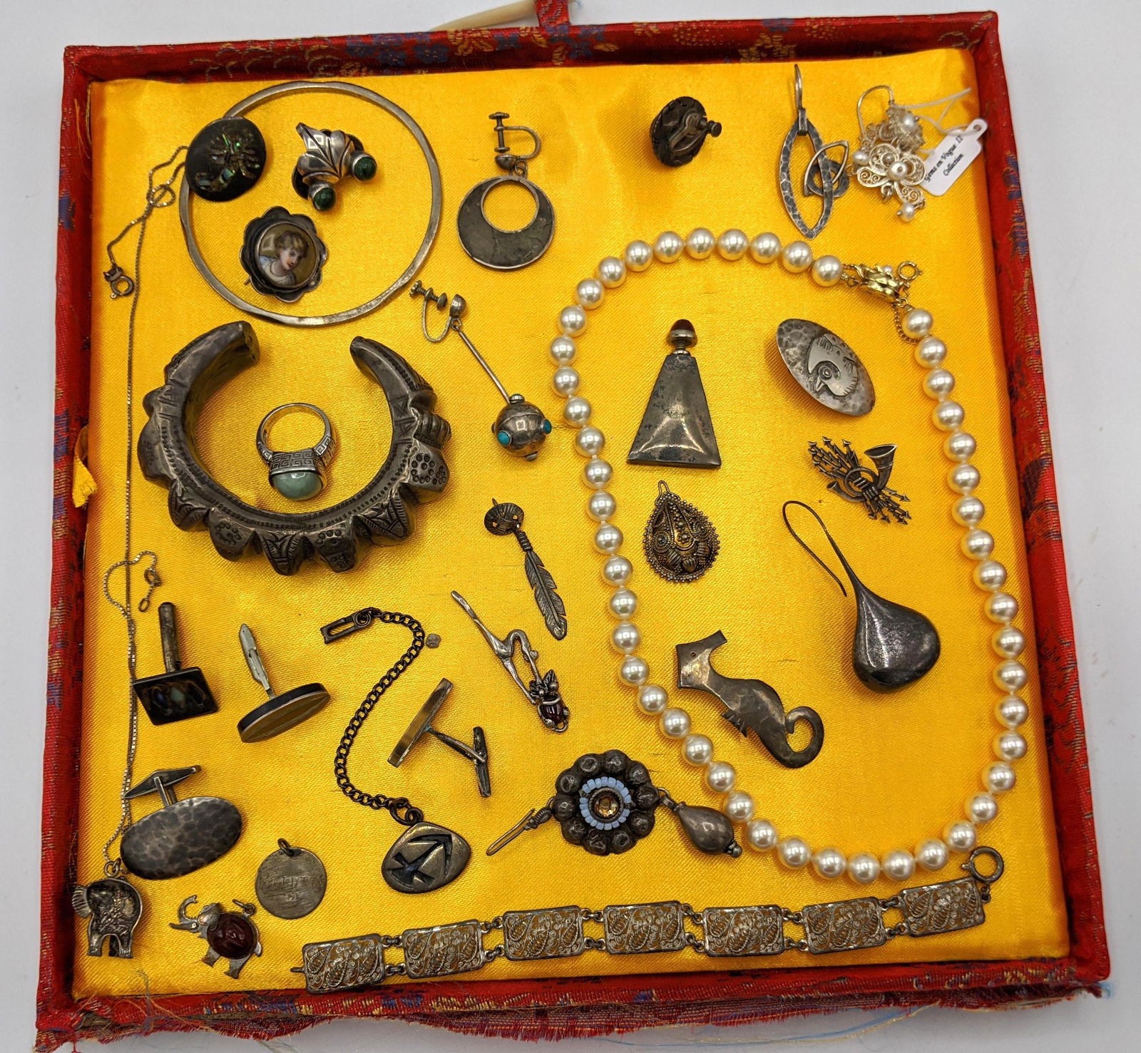 Assorted Jewelry Lot with Parts. Some sterling. MAJORCA (1 of 10)