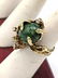 Arthur King Style 14k Gold Mid century Brutalist Ring.