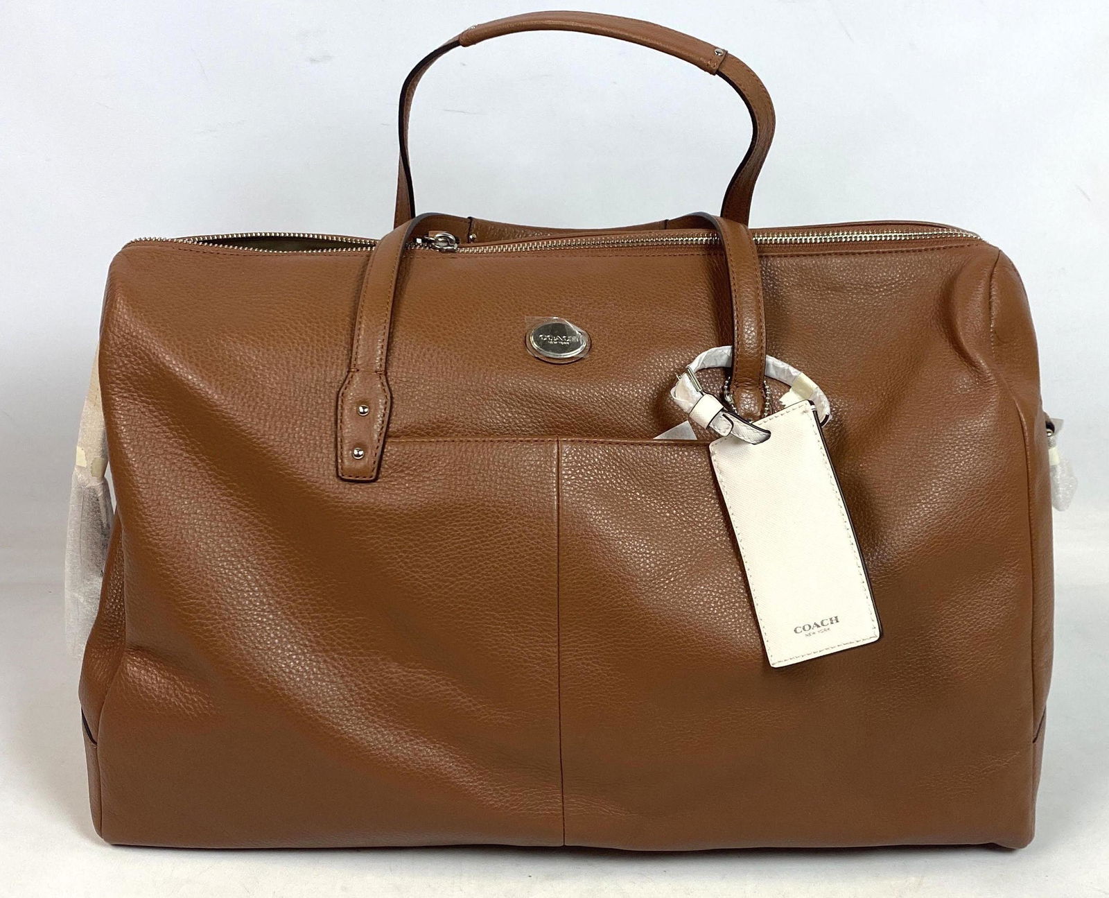 COACH Brown Pebble Leather Purse Handbag. (1 of 11)
