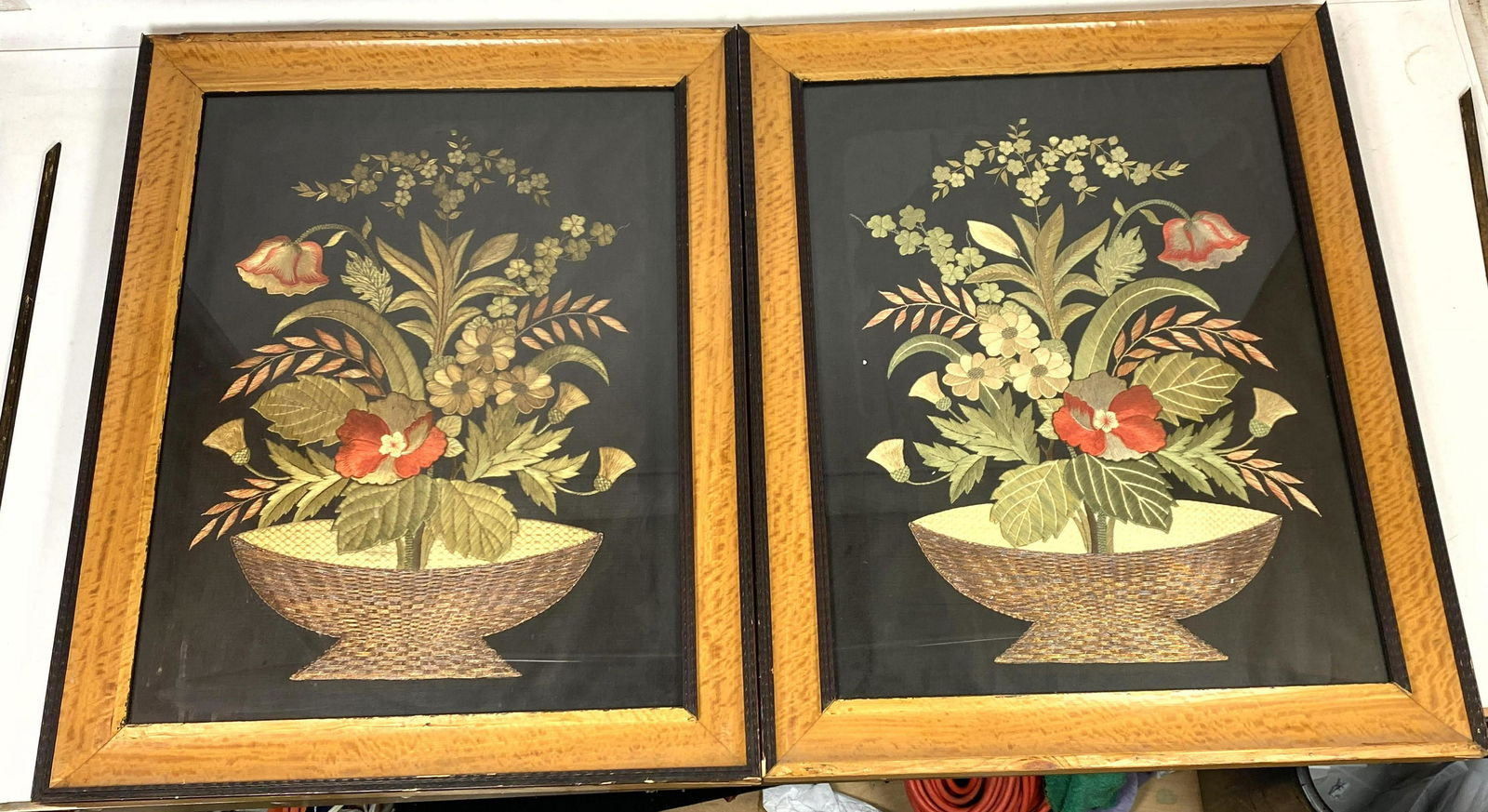 Pair Antique Needlework and Thread Still life. (1 of 12)