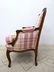 Country French Arm Lounge Chair. Carved frame. - 3