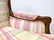 Country French Arm Lounge Chair. Carved frame. - 7