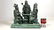 Bronze Figural Grouping Sculpture. Asian Figures at Ga - 2