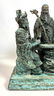 Bronze Figural Grouping Sculpture. Asian Figures at Ga - 4