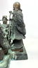 Bronze Figural Grouping Sculpture. Asian Figures at Ga - 8