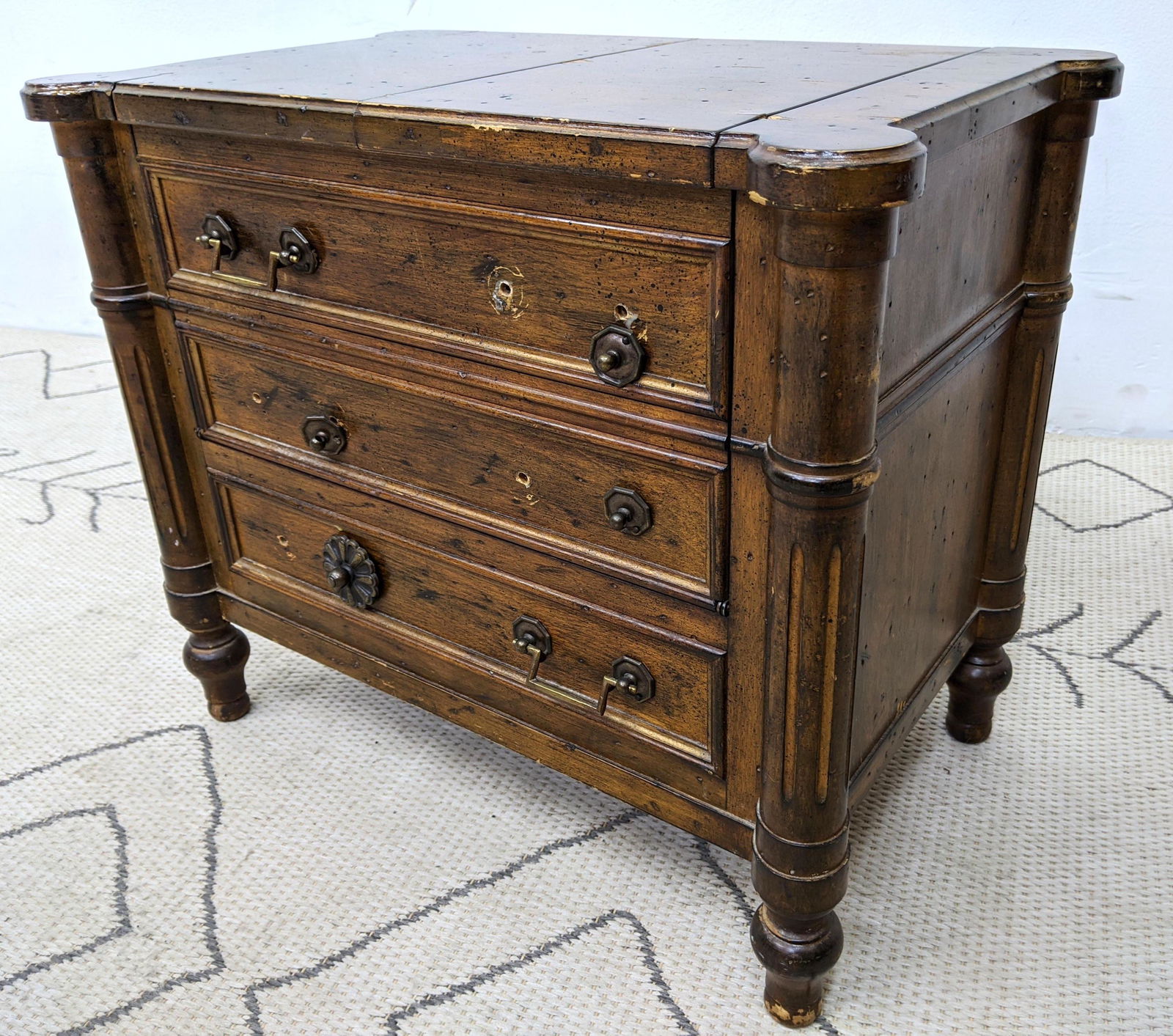 Small Lift Top Drop Front Storage Cabinet. (1 of 17)