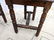 Pair Turned Wood Tall Back Chairs with Narrow Shaped Se - 8